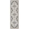 Topkapi Monza Vintage Medallion Oriental Grey 2 ft. 3 in. x 7 ft. 3 in. Runner Rug Distressed by Well Woven -Linon Home Decor Sales grey well woven area rugs top 37 2 64 1000