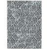 Washable Leif Ivory/Black 3 ft. x 5 ft. Abstract Rectangle Area Rug by Linon Home Decor -Linon Home Decor Sales ivory black linon home decor area rugs thd03374 64 1000