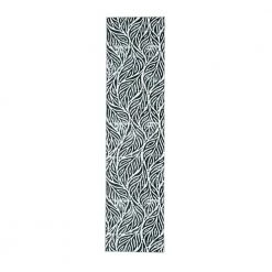 Washable Leif Ivory/Black 2 ft. x 8 ft. by Linon Home Decor