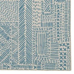 Cohen Ivory/Blue Washable 3 ft. x 5 ft. Rectangle Abstract Area Rug by Linon Home Decor -Linon Home Decor Sales ivory blue linon home decor area rugs thd03394 c3 1000