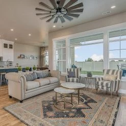 Puissant Zero Harlon Ivory and Blue 8 ft. x 10 ft. by Linon Home Decor -Linon Home Decor Sales ivory blue linon home decor area rugs thdr03878 31 1000