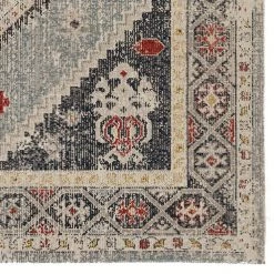 Puissant Zero Marle Ivory and Blue 5 ft. x 8 ft. by Linon Home Decor -Linon Home Decor Sales ivory blue linon home decor area rugs thdr03881 c3 1000