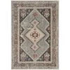 Puissant Zero Marle Ivory and Blue 8 ft. x 10 ft. by Linon Home Decor