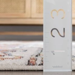 Envie Forli Southwestern Aztec Ivory Blue 5 ft. 3 in. x 7 ft. 3 in. Area Rug by Well Woven -Linon Home Decor Sales ivory blue well woven area rugs env 112 5 76 1000