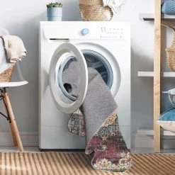 Washable Kathryn Ivory/Burgundy 5 ft. x 7 ft. Abstract Rectangle Area Rug by Linon Home Decor 14 Washable Kathryn Ivory/Burgundy 5 ft. x 7 ft. Abstract Rectangle Area Rug by Linon Home Decor -Linon Home Decor Sales ivory burgundy linon home decor area rugs thd03331 44 1000