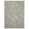 Larig Ivory and Green 3 ft. W x 5 ft. L Washable Polyester Indoor/Outdoor Area Rug by Linon Home Decor -Linon Home Decor Sales ivory green linon home decor outdoor rugs thdr04048 64 1000