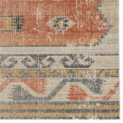 Puissant Zero Barlow Ivory and Rust 3 ft. x 5 ft. by Linon Home Decor -Linon Home Decor Sales ivory rust linon home decor area rugs thdr03888 c3 1000