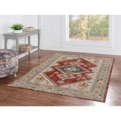Puissant Zero Koble Ivory and Rust 5 ft. x 7 ft. 6 in. by Linon Home Decor 10 Puissant Zero Koble Ivory and Rust 5 ft. x 7 ft. 6 in. by Linon Home Decor -Linon Home Decor Sales ivory rust linon home decor area rugs thdr03897 4f 1000