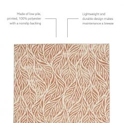 Washable Leif Ivory/Rust 2 ft. x 8 ft. by Linon Home Decor -Linon Home Decor Sales ivory rust linon home decor area rugs thdr03920 1f 1000