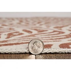 Washable Leif Ivory/Rust 2 ft. x 8 ft. by Linon Home Decor -Linon Home Decor Sales ivory rust linon home decor area rugs thdr03920 c3 1000