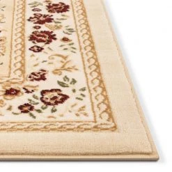 Dulcet Versaille Ivory 2 ft. x 7 ft. Traditional Medallion Runner Rug by Well Woven -Linon Home Decor Sales ivory well woven area rugs 18322 1f 1000