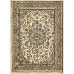 Timeless Aviva Ivory 7 ft. x 9 ft. Traditional Area Rug by Well Woven