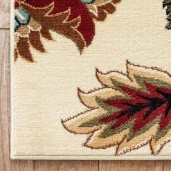Barclay Ashley Oriental Ivory 5 ft. x 7 ft. Country and Floral Area Rug by Well Woven 17 Barclay Ashley Oriental Ivory 5 ft. x 7 ft. Country and Floral Area Rug by Well Woven -Linon Home Decor Sales ivory well woven area rugs 543925 76 1000