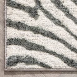 Antalia Asiya 7 ft. 10 in. x 10 ft. 6 in. Modern Geometric Ivory High-Low Area Rug by Well Woven -Linon Home Decor Sales ivory well woven area rugs ant 22 7 1f 1000