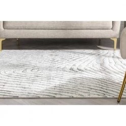 Antalia Asiya 7 ft. 10 in. x 10 ft. 6 in. Modern Geometric Ivory High-Low Area Rug by Well Woven -Linon Home Decor Sales ivory well woven area rugs ant 22 7 44 1000