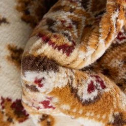 Dulcet Mykonos Ivory 5 ft. 3 in. x 7 ft. 3 in. Traditional Oriental and Persian Area Rug by Well Woven -Linon Home Decor Sales ivory well woven area rugs du 72 5 fa 1000