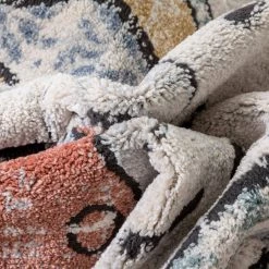 Envie Cesena Ivory 5 ft. 3 in. x 7 ft. 3 in. Tribal Moroccan Diamond Area Rug by Well Woven -Linon Home Decor Sales ivory well woven area rugs env 32 5 fa 1000