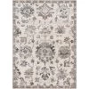 Lisbon Selma Ivory 7 ft. 10 in. x 9 ft. 10 in. Oriental Floral Pattern Vintage Area Rug by Well Woven