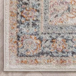 Rodeo Parker Vintage Bohemian Oriental Floral Border Ivory 7 ft. 10 in. x 9 ft. 10 in. Area Rug by Well Woven 16 Rodeo Parker Vintage Bohemian Oriental Floral Border Ivory 7 ft. 10 in. x 9 ft. 10 in. Area Rug by Well Woven -Linon Home Decor Sales ivory well woven area rugs ro 242 7 1f 1000