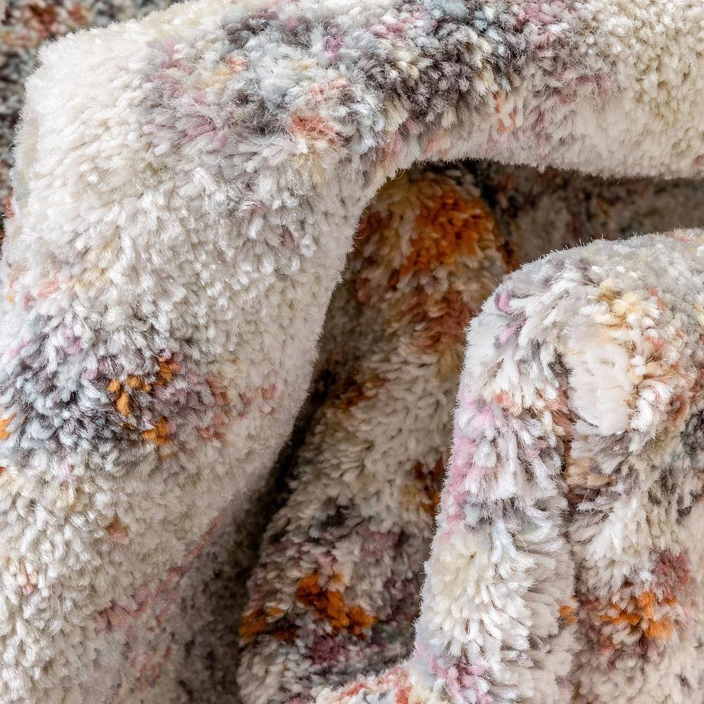 Rodeo Parker Vintage Bohemian Oriental Floral Border Ivory 7 ft. 10 in. x 9 ft. 10 in. Area Rug by Well Woven 7 Rodeo Parker Vintage Bohemian Oriental Floral Border Ivory 7 ft. 10 in. x 9 ft. 10 in. Area Rug by Well Woven - Image 5