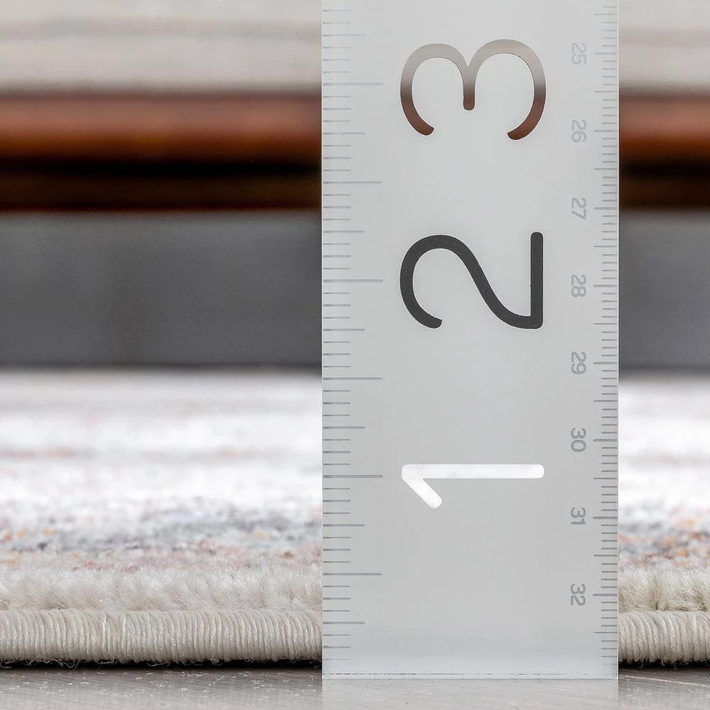 Rodeo Parker Vintage Bohemian Oriental Floral Border Ivory 7 ft. 10 in. x 9 ft. 10 in. Area Rug by Well Woven 10 Rodeo Parker Vintage Bohemian Oriental Floral Border Ivory 7 ft. 10 in. x 9 ft. 10 in. Area Rug by Well Woven - Image 8