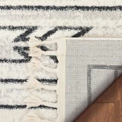 Serenity Gota Ivory Moroccan Tribal 7 ft. 10 in. x 9 ft. 10 in. Distressed Area Rug by Well Woven -Linon Home Decor Sales ivory well woven area rugs se 192 7 66 1000