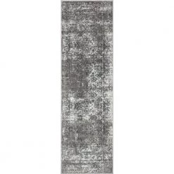 Zazzle Thiva Vintage Oriental Ivory 2 ft. 3 in. x 7 ft. 3 in. Floral Pattern Runner Rug by Well Woven