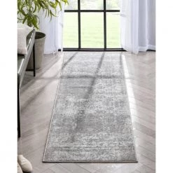 Zazzle Thiva Vintage Oriental Ivory 2 ft. 3 in. x 7 ft. 3 in. Floral Pattern Runner Rug by Well Woven -Linon Home Decor Sales ivory well woven area rugs zaz 12 2 c3 1000