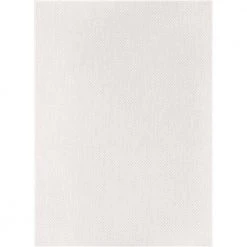 Medusa Leif Nordic Ivory 7 ft. 10 in. x 9 ft. 10 in. Geometric Pattern Indoor/Outdoor Flatweave Area Rug by Well Woven