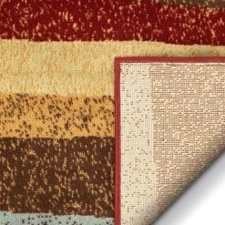 Miami Aria Hills Modern Stripe Multi 5 ft. x 7 ft. Area Rug by Well Woven -Linon Home Decor Sales multi well woven area rugs 84025 44 1000