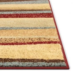 Miami Aria Hills Modern Stripe Multi 5 ft. x 7 ft. Area Rug by Well Woven -Linon Home Decor Sales multi well woven area rugs 84025 4f 1000