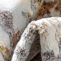 Farah Azura Multi Modern Vintage Distressed Abstract 5 ft. 3 in. x 7 ft. 3 in. Area Rug by Well Woven -Linon Home Decor Sales multi well woven area rugs fa 14 5 1f 1000