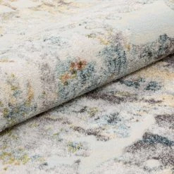 Farah Azura Multi Modern Vintage Distressed Abstract 5 ft. 3 in. x 7 ft. 3 in. Area Rug by Well Woven -Linon Home Decor Sales multi well woven area rugs fa 14 5 66 1000