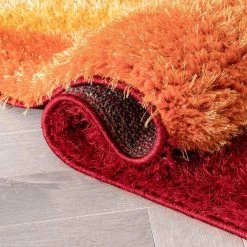 Lolly Mika Multi 7 ft. 10 in. x 9 ft. 10 in. Retro Chevron 3D Textured Shag Area Rug by Well Woven -Linon Home Decor Sales multi well woven area rugs lol 40 7 44 1000