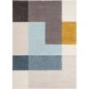 Ruby Constance Multi Mid-Century Modern Geometric Boxes 5 ft. 3 in. x 7 ft. 3 in. Area Rug by Well Woven 1 Ruby Constance Multi Mid-Century Modern Geometric Boxes 5 ft. 3 in. x 7 ft. 3 in. Area Rug by Well Woven -Linon Home Decor Sales multi well woven area rugs ru 122 5 64 1000