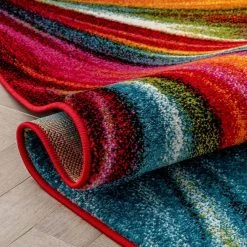 Viva Pleasure Multi 5 ft. x 7 ft. Modern Area Rug by Well Woven 15 Viva Pleasure Multi 5 ft. x 7 ft. Modern Area Rug by Well Woven -Linon Home Decor Sales multi well woven area rugs vi41 5 44 1000