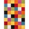 StarBright Bright Square Multi 5 ft. x 7 ft. Kids Area Rug by Well Woven