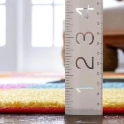 StarBright Bright Square Multi 5 ft. x 7 ft. Kids Area Rug by Well Woven -Linon Home Decor Sales multi well woven kids rugs 09535 76 1000