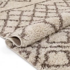 Cabana Radley Natural Modern Tribal Shag Moroccan Trellis 3 ft. 11 in. x 5 ft. 3 in. Area Rug by Well Woven 16 Cabana Radley Natural Modern Tribal Shag Moroccan Trellis 3 ft. 11 in. x 5 ft. 3 in. Area Rug by Well Woven -Linon Home Decor Sales natural well woven area rugs cb 22 4 fa 1000