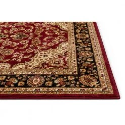 Barclay Medallion Kashan Red 8 ft. x 10 ft. Traditional Area Rug by Well Woven -Linon Home Decor Sales red well woven area rugs 541007 40 1000