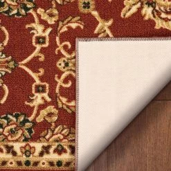 Kings Court Tabriz Red 3 ft. x 12 ft. Traditional Runner Rug by Well Woven -Linon Home Decor Sales red well woven area rugs 6630 2l 1f 1000