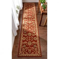 Kings Court Tabriz Red 3 ft. x 12 ft. Traditional Runner Rug by Well Woven -Linon Home Decor Sales red well woven area rugs 6630 2l c3 1000