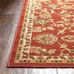 Kings Court Tabriz Red 3 ft. x 12 ft. Traditional Runner Rug by Well Woven -Linon Home Decor Sales red well woven area rugs 6630 2l fa 1000
