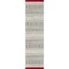 ChaCha Largo Modern Abstract Geometric Pattern Flat-Weave Red 2 ft. 7 in. x 9 ft. 10 in. Runner Rug by Well Woven -Linon Home Decor Sales red well woven area rugs cha 40 2l 64 1000
