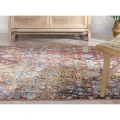 Envie Como Red 5 ft. 3 in. x 7 ft. 3 in. Vintage Bohemian Oriental Area Rug by Well Woven -Linon Home Decor Sales red well woven area rugs env 40 5 44 1000
