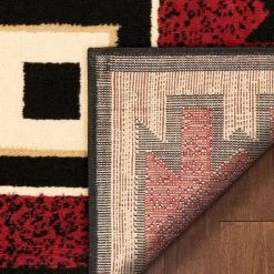 Persa Cheyenne Tribal Southwestern Medallion Red 5 ft. 3 in. x 7 ft. 3 in. Area Rug by Well Woven -Linon Home Decor Sales red well woven area rugs pa 130 5 fa 1000