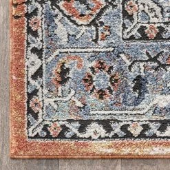 Envie Andria Rust 5 ft. 3 in. x 7 ft. 3 in. Vintage Medallion Botanical Border Area Rug by Well Woven 14 Envie Andria Rust 5 ft. 3 in. x 7 ft. 3 in. Vintage Medallion Botanical Border Area Rug by Well Woven -Linon Home Decor Sales rust well woven area rugs env 20 5 1f 1000