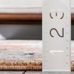 Envie Andria Rust 5 ft. 3 in. x 7 ft. 3 in. Vintage Medallion Botanical Border Area Rug by Well Woven 17 Envie Andria Rust 5 ft. 3 in. x 7 ft. 3 in. Vintage Medallion Botanical Border Area Rug by Well Woven -Linon Home Decor Sales rust well woven area rugs env 20 5 76 1000